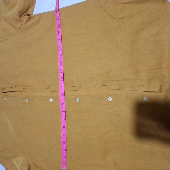 Zara Yellow Blouse - Relaxed Fit - Picture 6 of 7